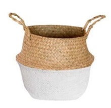Load image into Gallery viewer, Handmade Seagrass Bamboo Storage Baskets