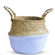 Load image into Gallery viewer, Handmade Seagrass Bamboo Storage Baskets