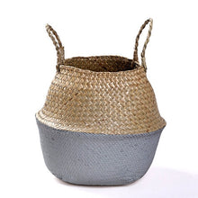 Load image into Gallery viewer, Handmade Seagrass Bamboo Storage Baskets