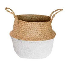Load image into Gallery viewer, Handmade Seagrass Bamboo Storage Baskets
