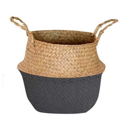 Handmade Seagrass Bamboo Storage Baskets